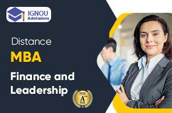IGNOU MBA in Finance And Leadership